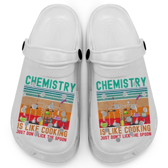 Funny chemistry lab chemical laboratory technician Clogs