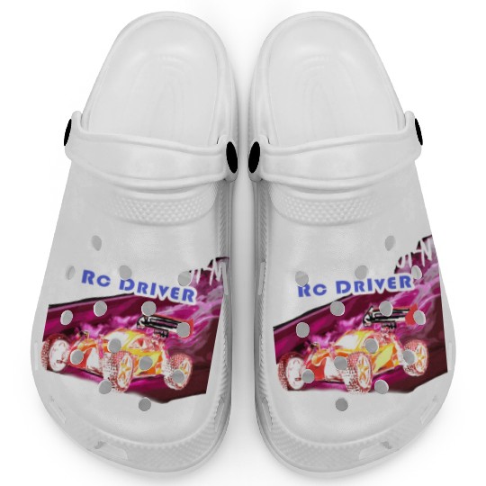 Natural Born RC car Driver Racer Remote Controlled Clogs