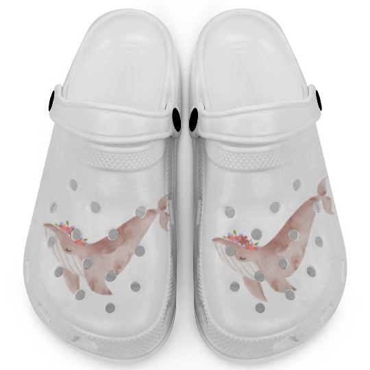 Whale Squad Whale lover Whale Graphics Clogs