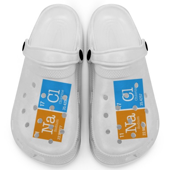 Chemical Element Na Cl Clogs, Don't Be So Salty