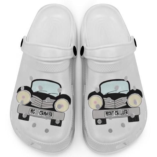 Old Car Black Night Crawler Clogs