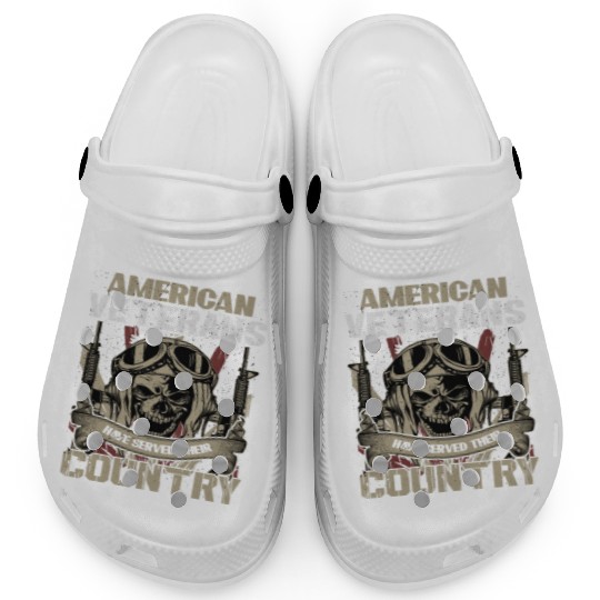American Veterans Have Served Their Country Clogs