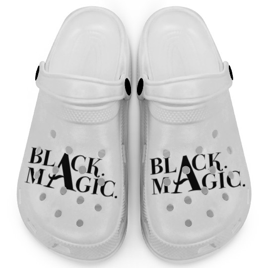 Black. Magic. Clogs