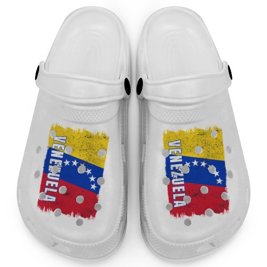Venezuela vintage flag Clogs