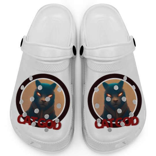 Samurai Cat God Clogs