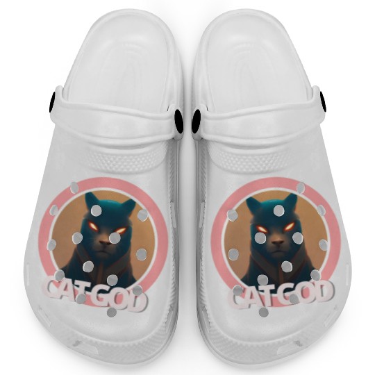 Samurai Cat God Clogs