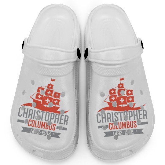 Columbus Day Navigator Ship Christopher Columbus Clogs