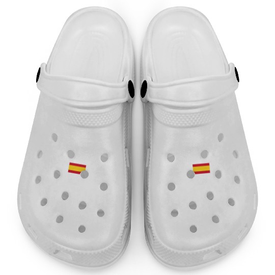 I'm not yelling I'm Spanish Funny American Pride Clogs