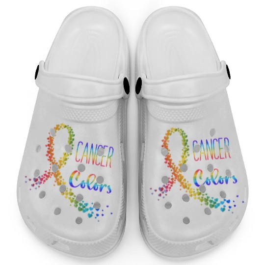 Cancer Sucks In Every Color Fighter Fight Support Clogs