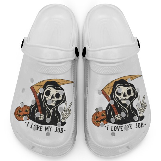 Skeleton Halloween Clogs