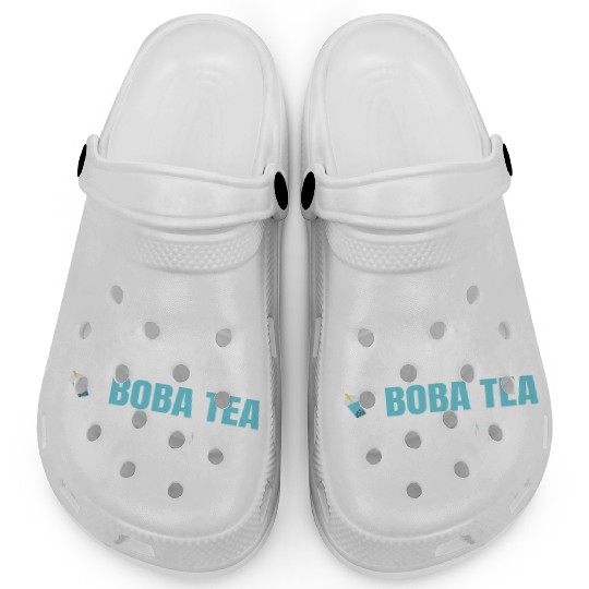 Bubble Tea Inspired Design For A Boba Tea Lover Clogs