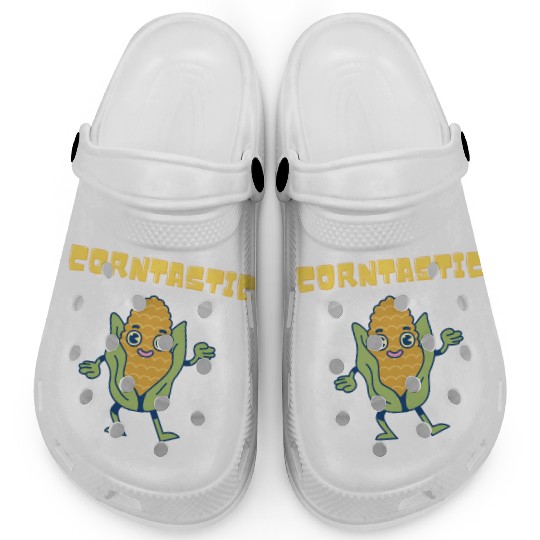 Corntastic! Corn Design It's Corn! Corn Kid Clogs