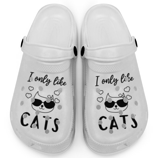 Cat Lover House Cat Lover - I only like cats Cat Clogs