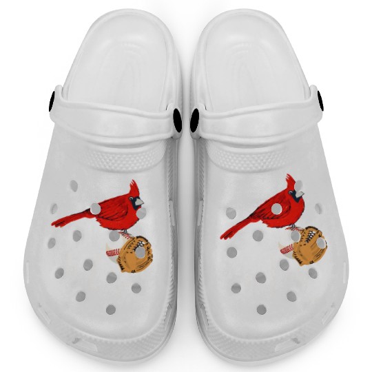 Saint Louis Red Cardinal 2019 Bird Player Clogs