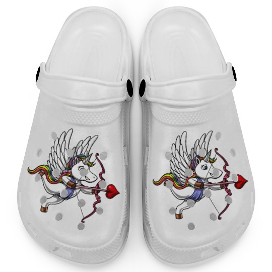 Unicorn Cupid Clogs
