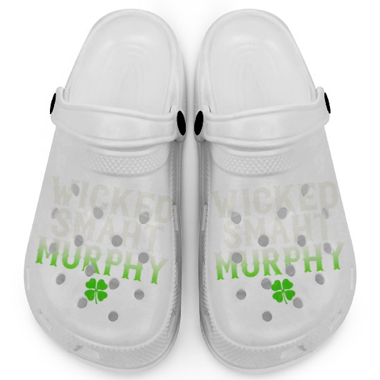 Wicked Smaht Murphy Clan Boston Irish Slang Clogs