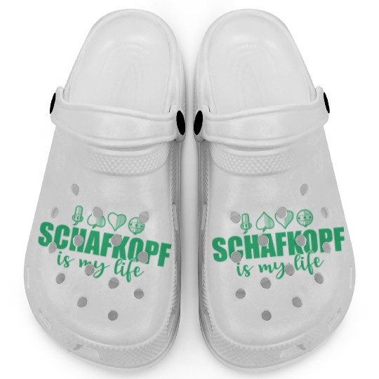 Schafkopf is my Life Card Game playing Card Clogs