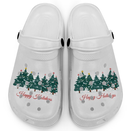 Happy Holidays Clogs