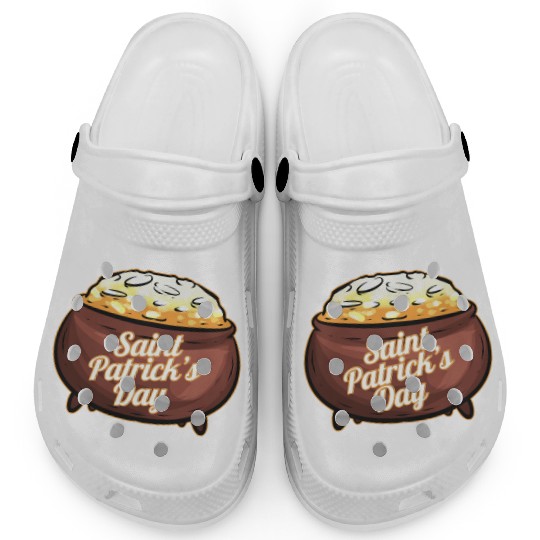 Pot Of Gold For St. Patricks Day Clogs