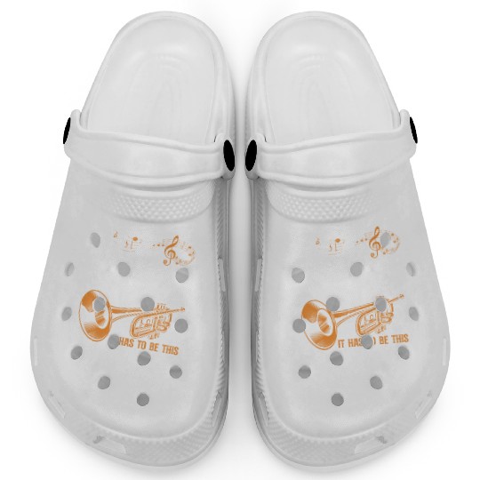 Trumpet Player Vintage Yes It Has Clogs