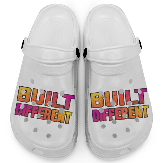 Built Different On Another Level Funny Gaming Clogs
