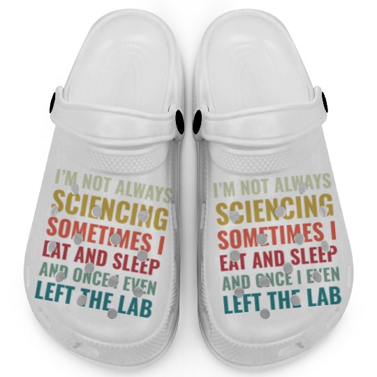 Science Chemist Funny Scientist Laboratory Clogs
