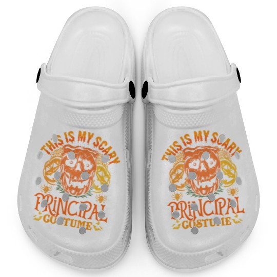 This Is My Scary Principal Costume Funny Halloween Clogs
