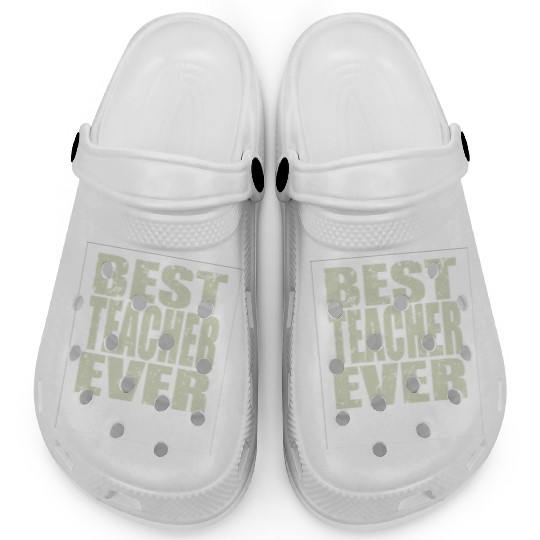 Best Teacher Ever Teacher Gift Clogs