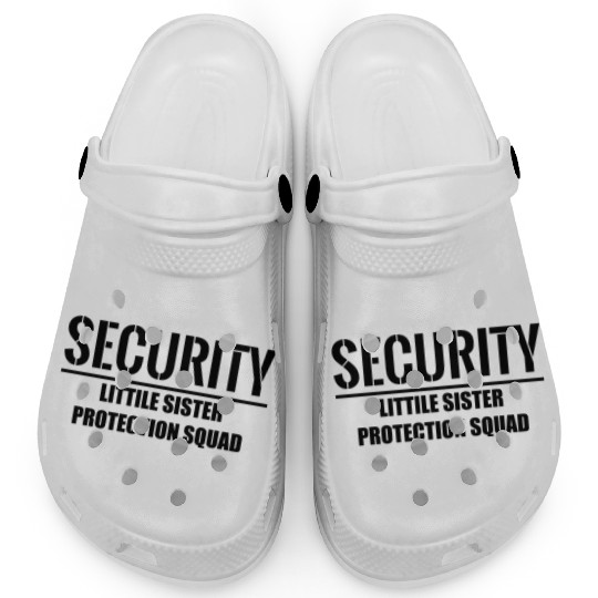 Security Little Sister Protection Squad Clogs