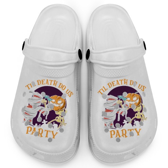 Til Death Do Us Party Bridal Bachelorette Couples Clogs