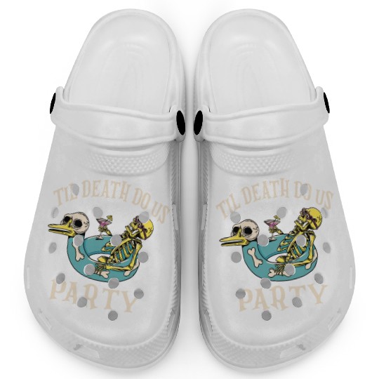 Til Death Do Us Party Bridal Bachelorette Matching Clogs