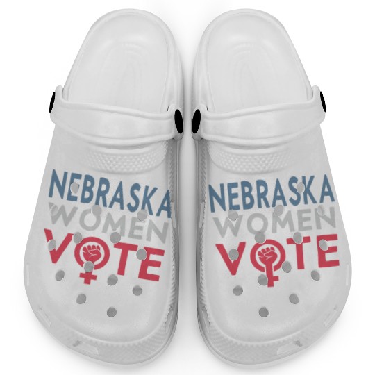 Nebraska Women Vote Voter 2022 Election Feminist Clogs
