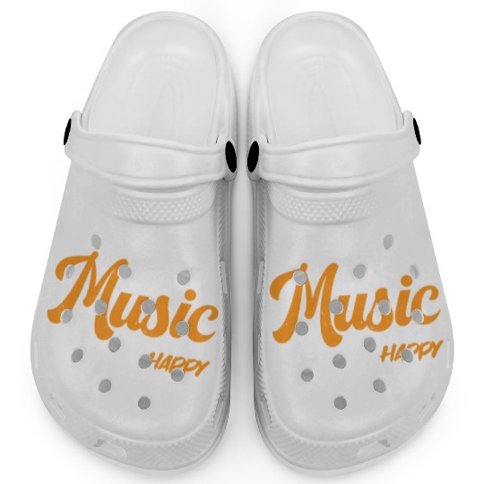Angry Music Makes Me Happy 3 Clogs