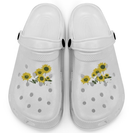 sunflower in my pocket Clogs for women
