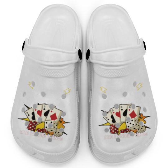 Poker Casino Poker Player Gambling Roulette Gift Clogs