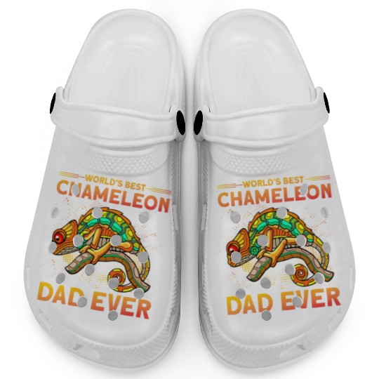 World's best Chameleon Dad ever Clogs