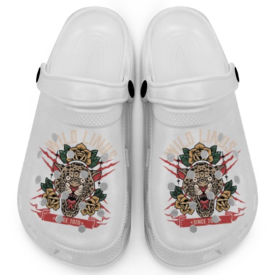 Screaming Tiger by Wild Linus Germany Clogs