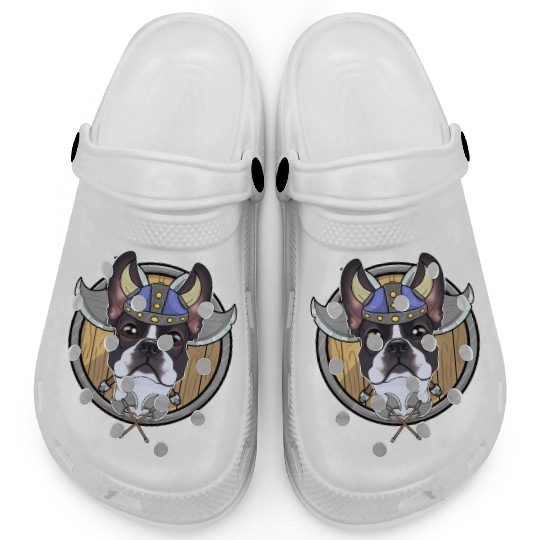 Boston Terrier I Valhalla I Viking Clogs