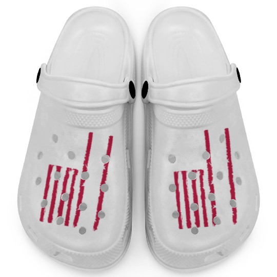 We The People American Flag Clogs