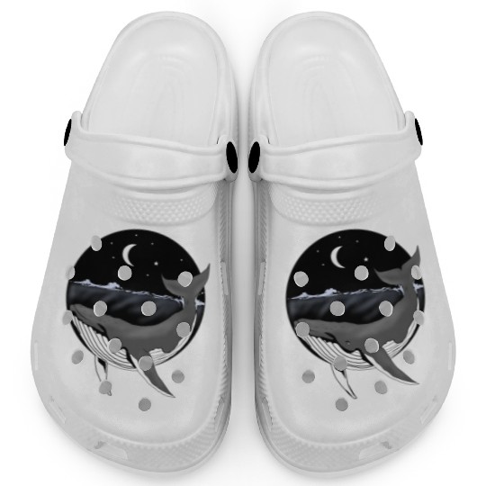 Humpback whale at night Clogs