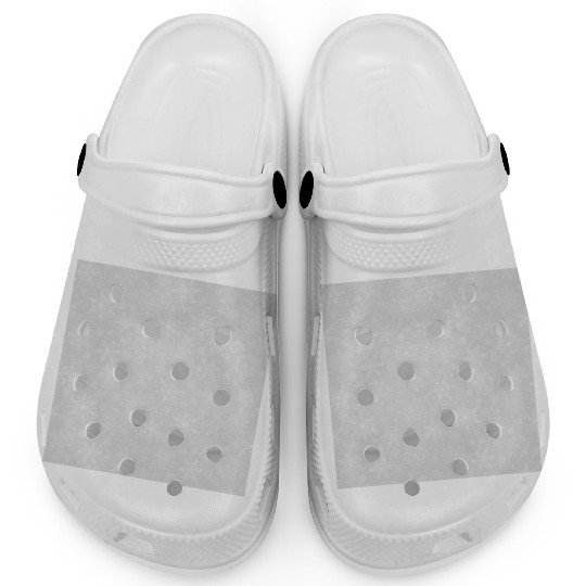 Grey Snowflakes Pattern Clogs