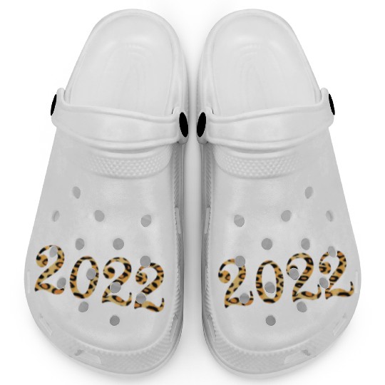 Senior Class Of 2022 Leopard Print Clogs