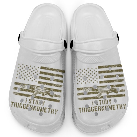 I Study Triggernometry Gun Lover Clogs