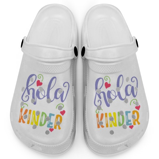Hola Kinder Spanish Teacher Equipo Clogs