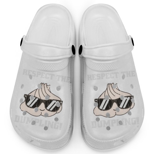 Respect the dumpling - cute dumpling Clogs