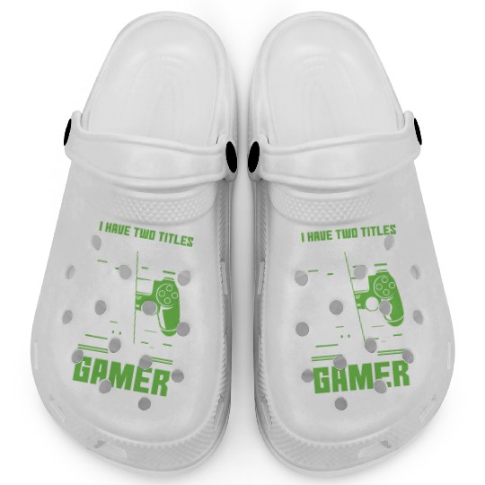 Two Titles Uncle Gamer Video Game Lover Gaming Clogs