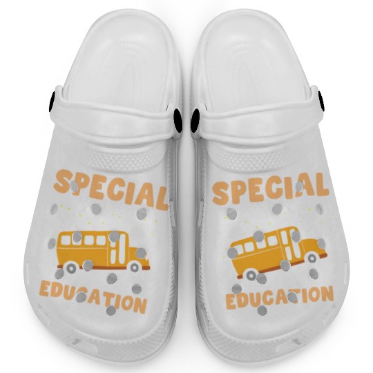 Special Education Awareness Sped Teacher Cute Clogs