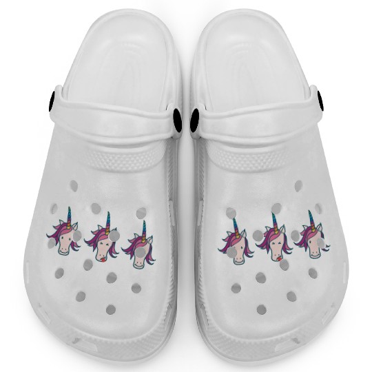 LGBT Same Is Lame Rainbow Unicorn Gift Clogs