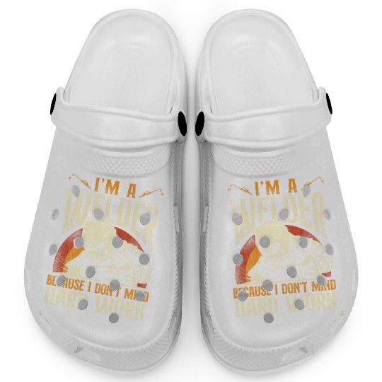 Welder Welding Vintage Retro I'm A Clogs