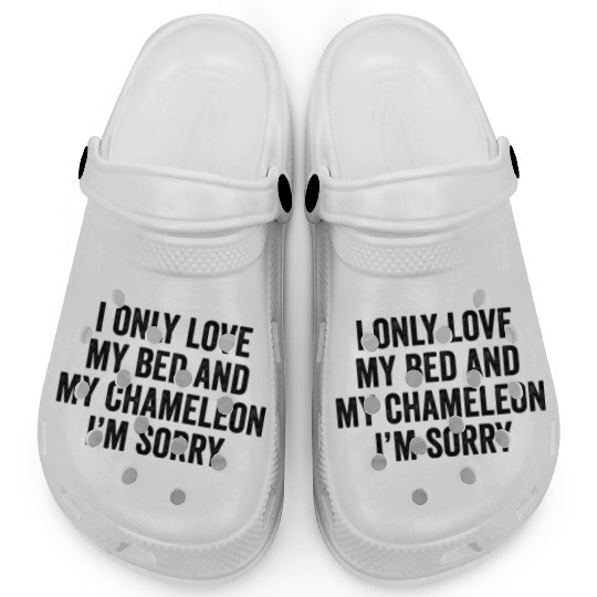 I Only Love My Bed And My Chameleon I'm Sorry Clogs